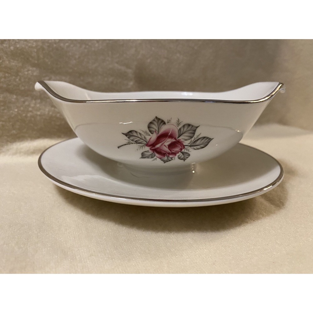 Royal‎ Jackson Normandy Rose Gravy Boat